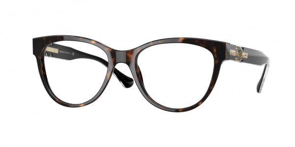 Versace VE3304 Eyeglasses, 5339 TRANSPARENT PINK (PINK)