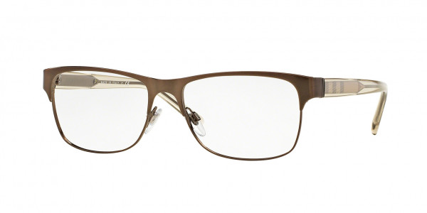 Burberry BE1289 Eyeglasses, 1212 BRUSHED BROWN (BROWN)