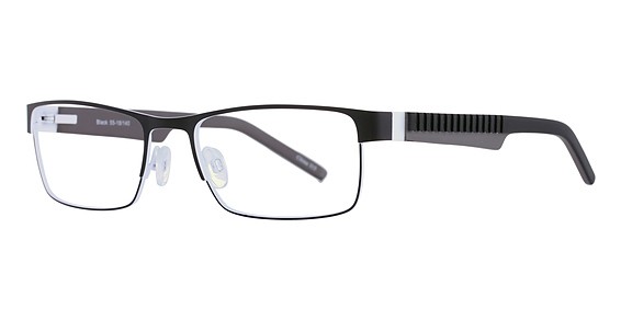 COI Precision 787 Eyeglasses, Black/White