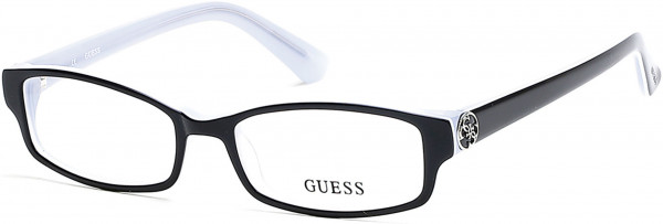 Guess GU2526 Eyeglasses, 003 - Black/crystal