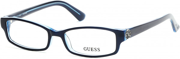 Guess GU2526 Eyeglasses, 090 - Shiny Blue