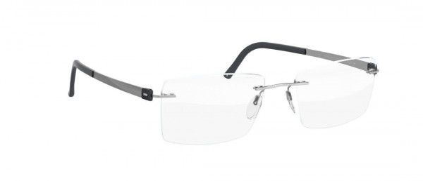 Silhouette Titan Accent 5451 Eyeglasses, 6050 Titanium / Slate