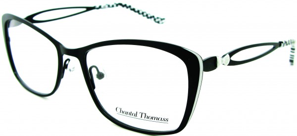 Chantal Thomass CT 14055 Eyeglasses, BLACK-WHITE-CHECKERED (C1)