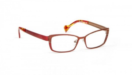 Boz by J.F. Rey ZAYA Eyeglasses, Red - Brown (3092)