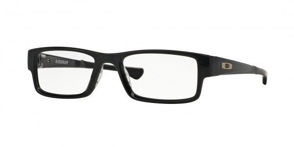 Oakley OX8046 AIRDROP Eyeglasses, 804602 AIRDROP BLACK INK (BLACK)