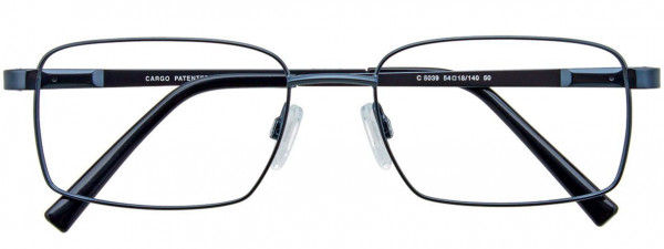 Cargo C5039 Eyeglasses, 050 - Satin Steel Blue