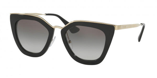 Prada PR 53SS CATWALK Sunglasses, 1AB0A7 CATWALK BLACK GREY GRADIENT (BLACK)