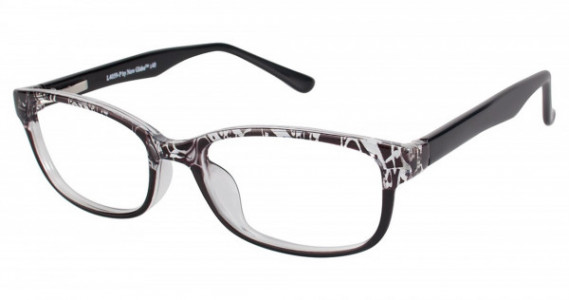 New Globe L4059-P Eyeglasses, BLACK/CRYS