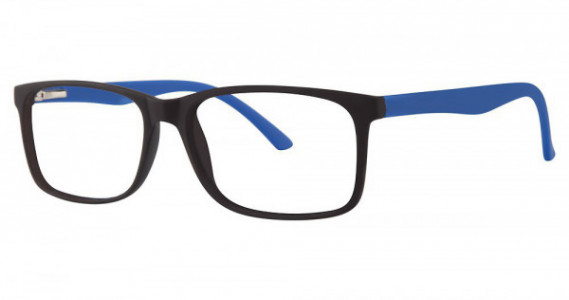 Modern Times ESSENTIAL Eyeglasses, Black/Navy Matte