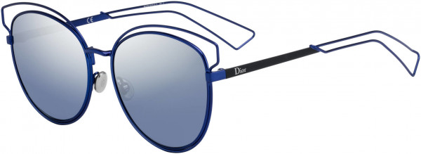 Christian Dior Diorsideral 2 Sunglasses, 0MZP Blue Matte Black