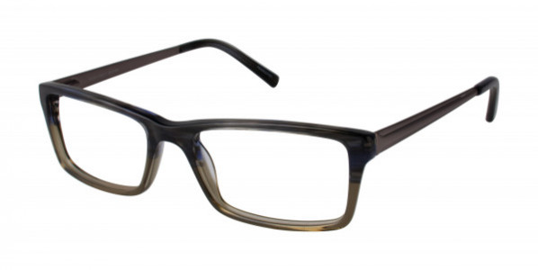 Geoffrey Beene G511 Eyeglasses, Grey/Olive (GRY)