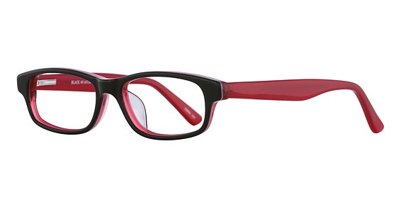 COI Fregossi Kids 312 Eyeglasses, Black/Red