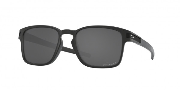 Oakley OO9358 LATCH SQUARED (A) Sunglasses, 935818 LATCH SQUARED (A) MATTE BLACK (BLACK)