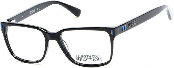 Kenneth Cole Reaction KC0786 Eyeglasses, 001 - Shiny Black / Matte Black