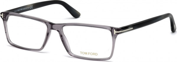 Tom Ford FT5408 Eyeglasses, 020 - Shiny Grey / Black/Horn
