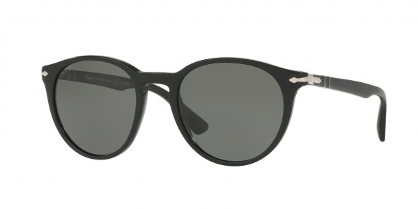 Persol PO3152S Sunglasses, 901458 BLACK (BLACK)