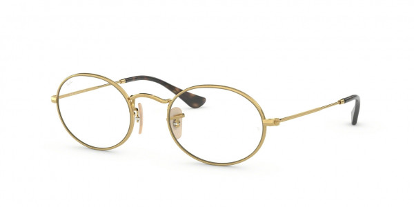Ray-Ban Optical RX3547V OVAL Eyeglasses, 2500 ARISTA (GOLD)