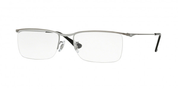 Ray-Ban Optical RX6370 Eyeglasses, 2502 GUNMETAL (GREY)