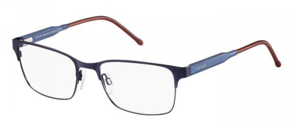 Tommy Hilfiger TH 1396 Eyeglasses, 0R1W MTBLUE BL