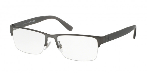 Polo PH1164 Eyeglasses, 9157 MATTE DARK GUNMETAL