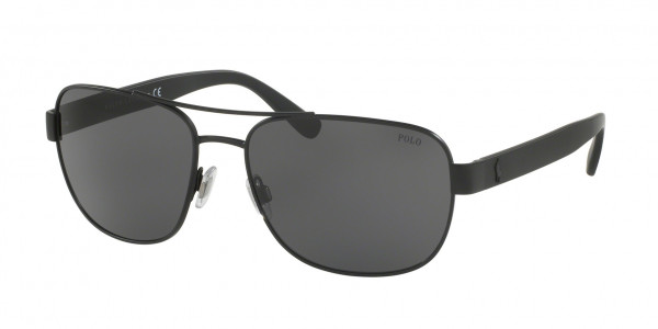 Polo PH3101 Sunglasses, 903887 MATTE BLACK DARK GREY (BLACK)