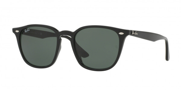 Ray-Ban RB4258F Sunglasses, 601/71 BLACK DARK GREEN (BLACK)