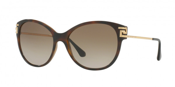 Versace VE4316B Sunglasses, 514813 HAVANA LIGHT/DARK BROWN GRADIE (TORTOISE)