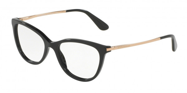 Dolce & Gabbana DG3258F Eyeglasses, 501 BLACK