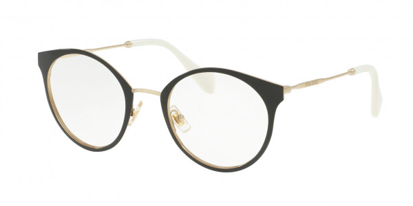 Miu Miu MU 51PV CORE COLLECTION Eyeglasses, UST1O1 CORE COLLECTION PALE GOLD/POWD (GOLD)