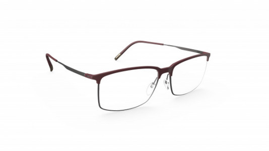 Silhouette Urban Fusion Full Rim 2904 Eyeglasses, 3060 Beetroot / Ruthenium