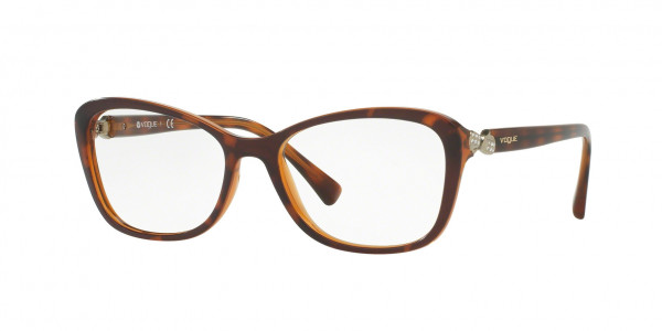 Vogue VO5095B Eyeglasses, 2386 TOP DARK HAVANA/BROWN (HAVANA)