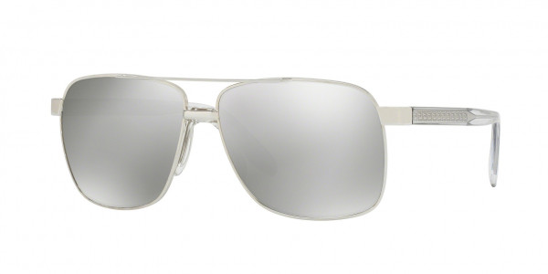 Versace VE2174 Sunglasses, 1002Z3 GOLD DARK GREY MIRROR SILVER P (GOLD)