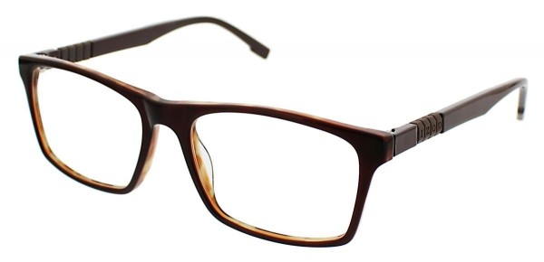 IZOD 2019 Eyeglasses, Brown Laminate