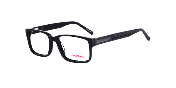 Alpha Viana A-3051 Eyeglasses, C1 - Black