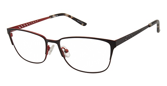 Vision's Vision's 236 Eyeglasses, C01 Black / Red