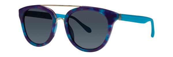 Lilly Pulitzer Emiko Sunglasses, Blue Violet Tortoise
