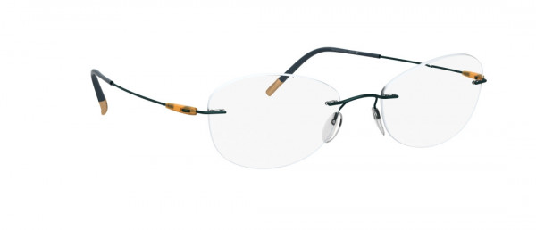 Silhouette Dynamics Colorwave BA Eyeglasses, 5040 Teal / Pineapple