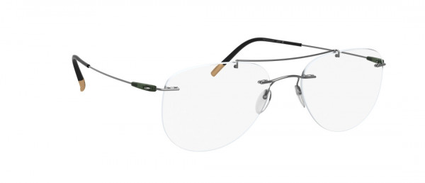 Silhouette Dynamics Colorwave BG Eyeglasses, 6560 Ruthenium / Palm