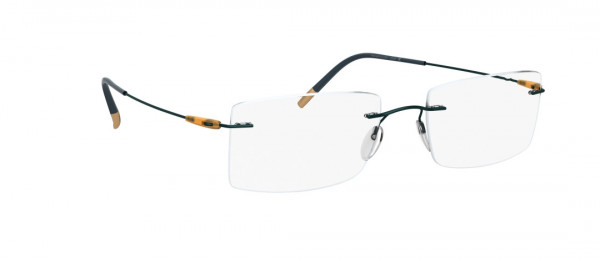 Silhouette Dynamics Colorwave BH Eyeglasses, 5040 Teal / Pineapple