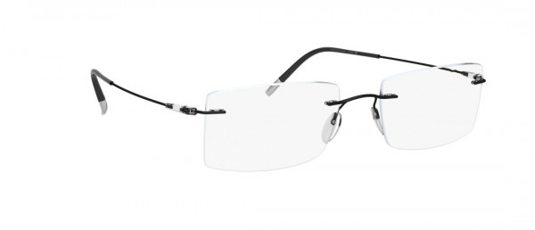 Silhouette Dynamics Colorwave BH Eyeglasses, 9140 Black / Clear