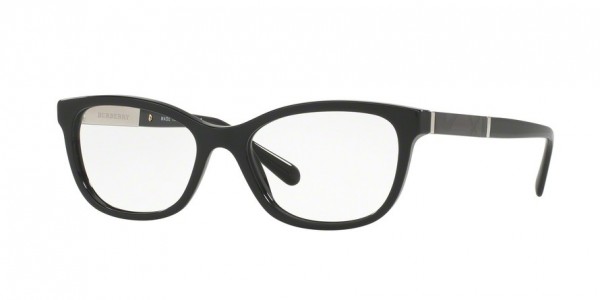 Burberry BE2232F Eyeglasses, 3001 BLACK (BLACK)