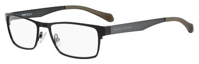 HUGO BOSS Black BOSS 0873 Eyeglasses, 00MB MATTEBLACKBLUE