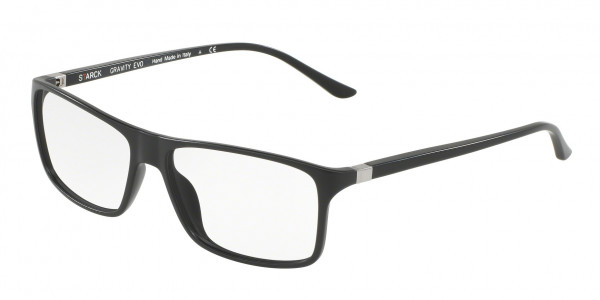 Starck Eyes SH1043X PL1043 Eyeglasses, 0023 PL1043 MATTE BLACK (BLACK)