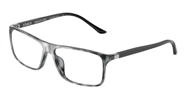 Starck Eyes SH1043X PL1043 Eyeglasses, 0035 PL1043 HAVANA GREY (TORTOISE)