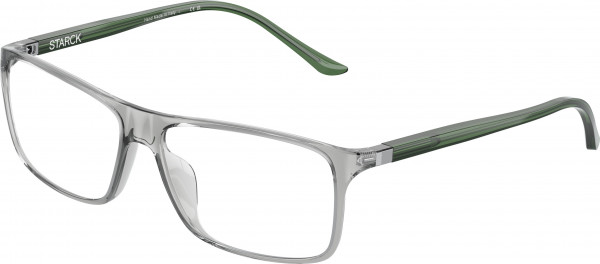 Starck Eyes SH1043X PL1043 Eyeglasses, 0039 PL1043 TRANSPARENT GREY (GREY)