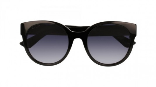 Gucci GG0035S Sunglasses, 001 - BLACK with GREY lenses