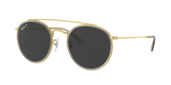 Ray-Ban RB3647N Sunglasses, 921048 LEGEND GOLD BLACK (GOLD)