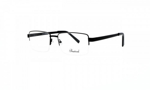 Practical Terrence Eyeglasses, Black