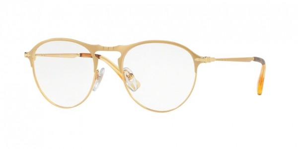 Persol PO7092V Eyeglasses, 1069 MATTE GOLD/GOLD (GOLD)