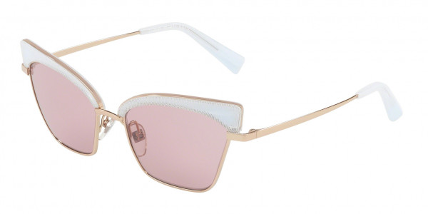 Alain Mikli A04005 - ALOUETTE Sunglasses, 002/84 PONTILLE' WHITE ROSE GOLD (SILVER)